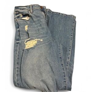 SO High Rise Baggy Dad Jeans Ripped